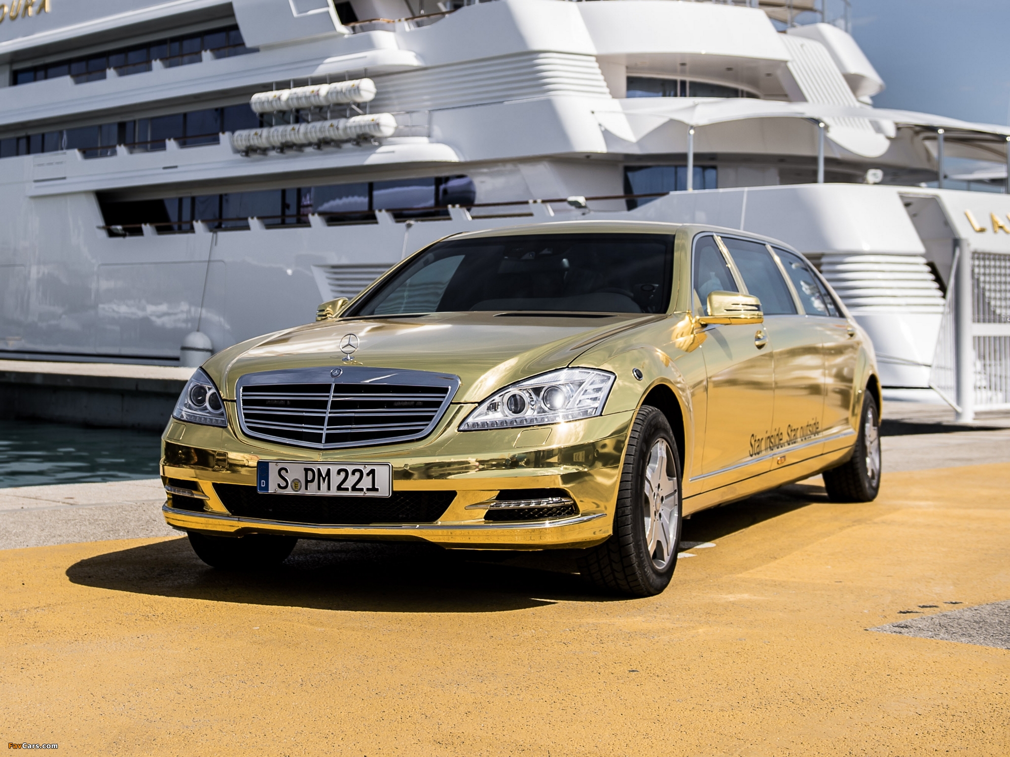 Images of Mercedes-Benz S-Klasse Pullman Festival de Cannes (W221) 2012 (2048 x 1536)