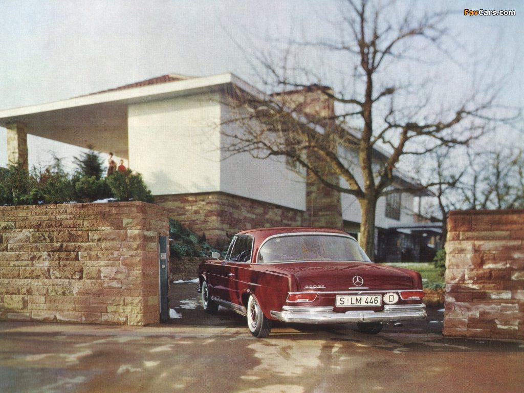 Mercedes-Benz 220 SE Coupe (W111) 1961–65 photos (1024 x 768)
