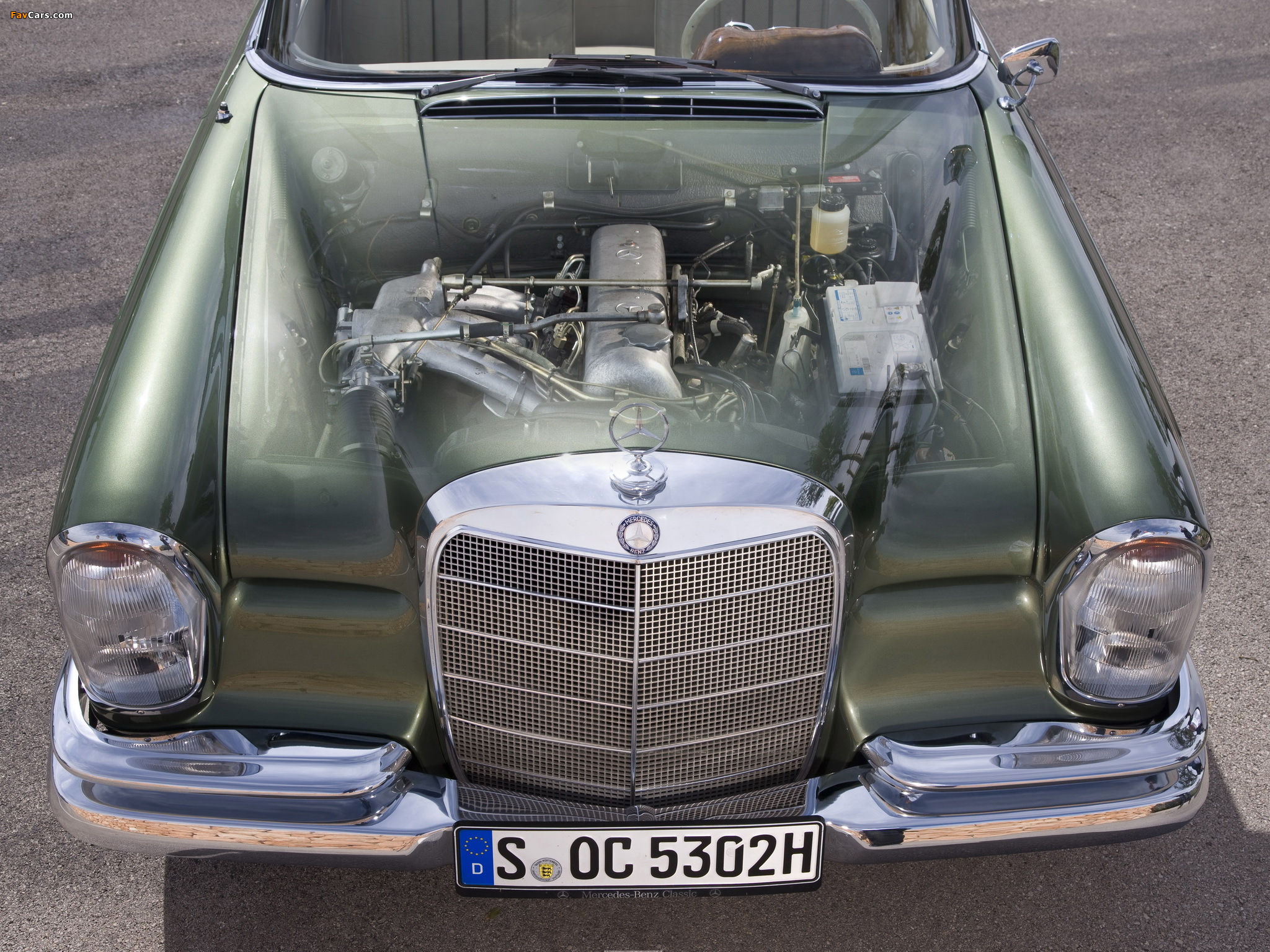 Mercedes-Benz 220 SE Cabriolet (W111) 1961–65 pictures (2048 x 1536)