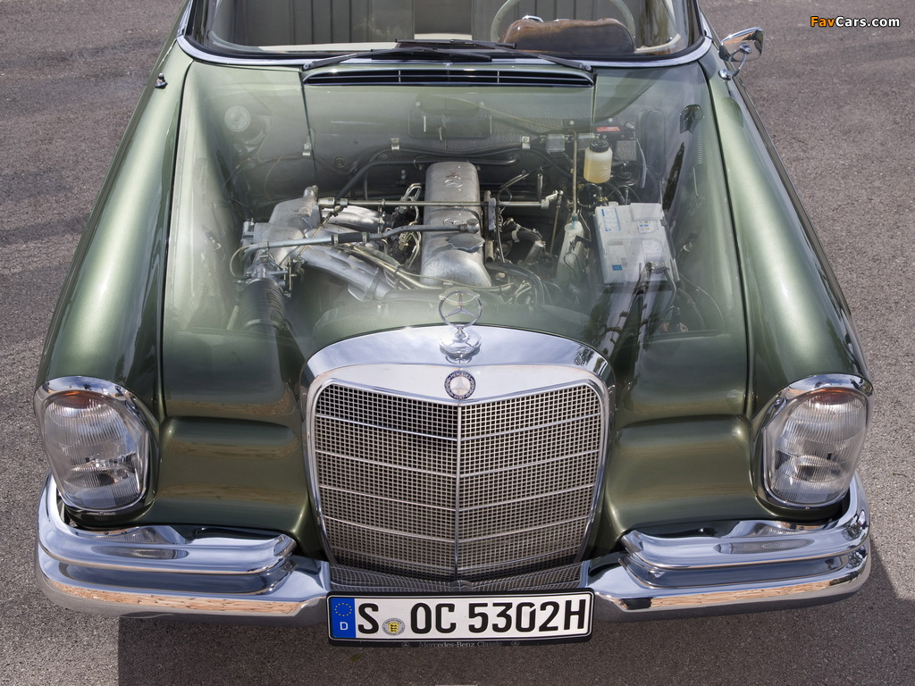 Mercedes-Benz 220 SE Cabriolet (W111) 1961–65 pictures (1024 x 768)