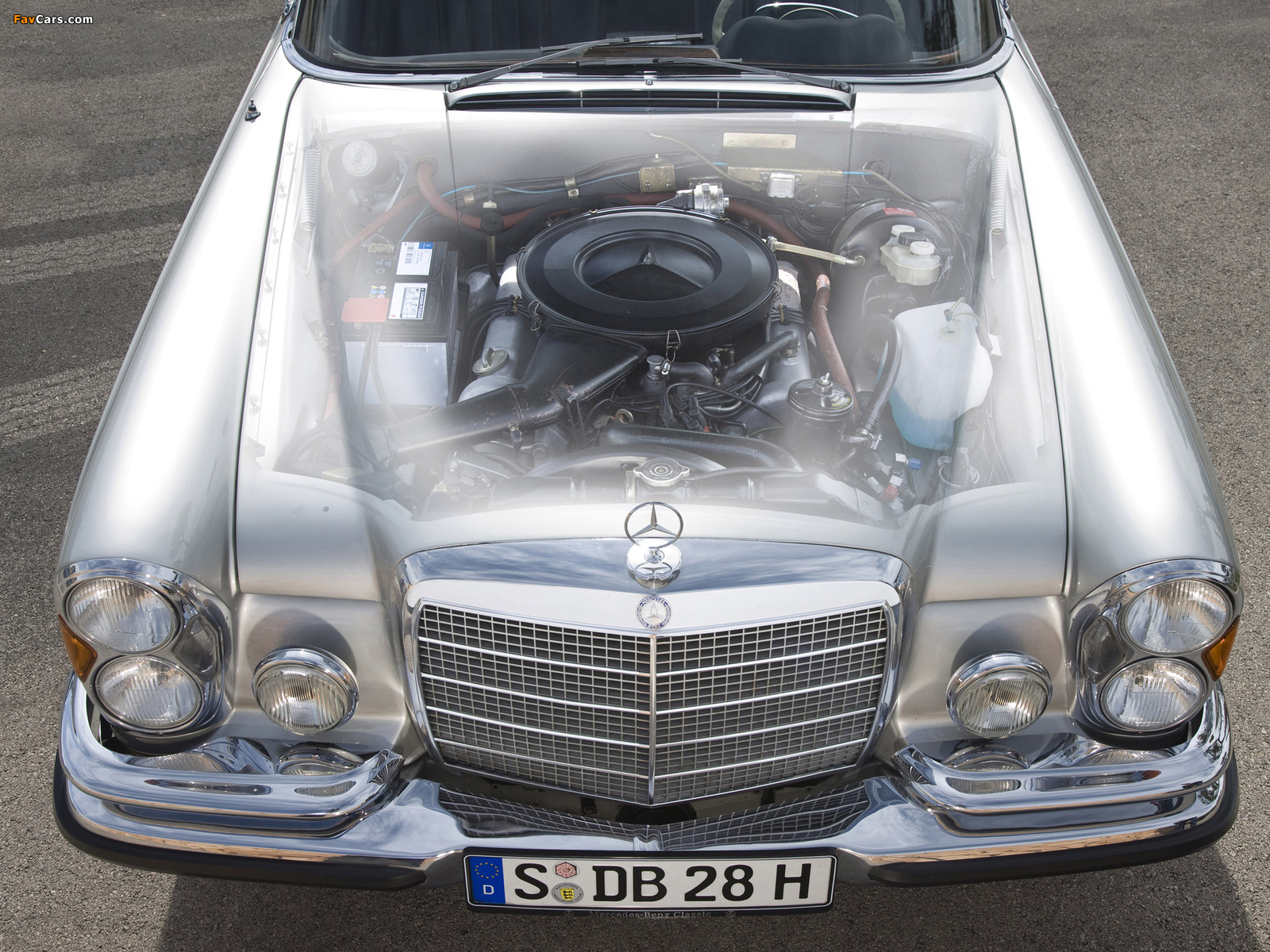 Mercedes-Benz 280 SE Cabriolet (W111) 1967–71 images (1600 x 1200)