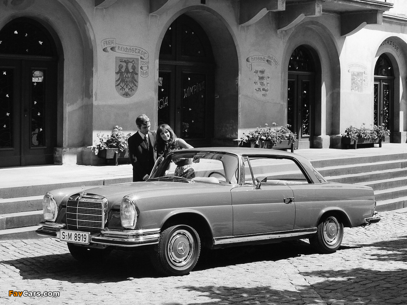 Mercedes-Benz 280 SE Coupe (W111) 1967–71 wallpapers (800 x 600)