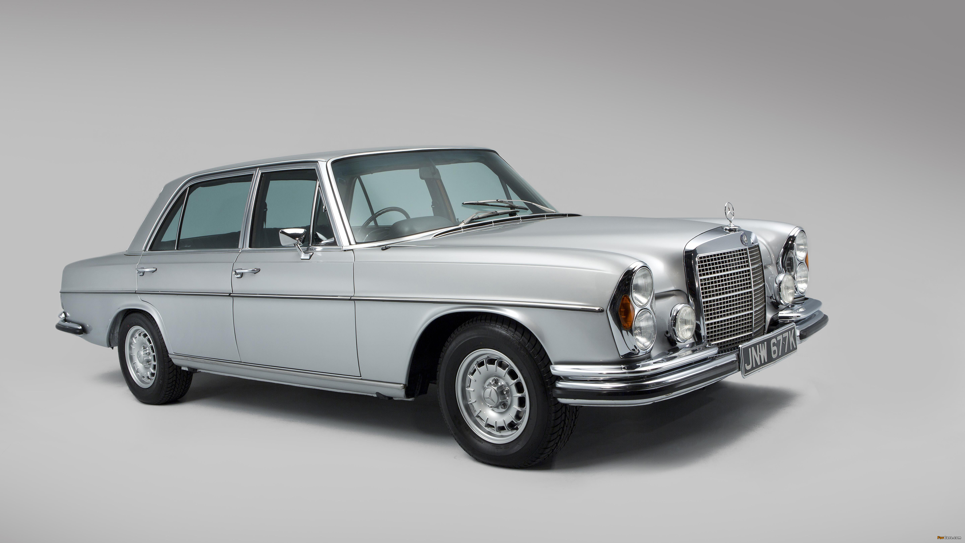 Mercedes-Benz 300 SEL 6.3 UK-spec (W109) 1967–72 wallpapers (4096 x 2304)