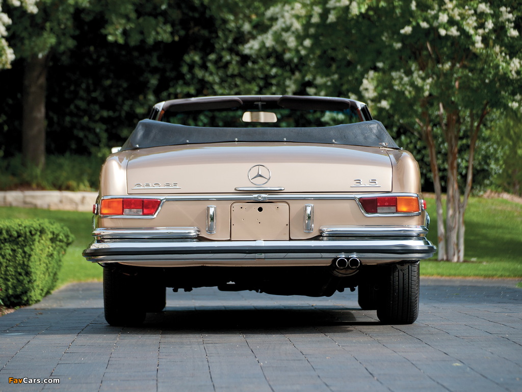 Mercedes-Benz 280 SE 3.5 Cabriolet US-spec (W111) 1969–71 images (1024 x 768)