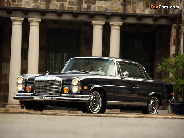 Mercedes-Benz 280 SE 3.5 Coupe US-spec (W111) 1969–71 photos (640 x 480)