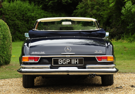 Mercedes-Benz 280 SE 3.5 Cabriolet UK-spec (W111) 1969–71 pictures