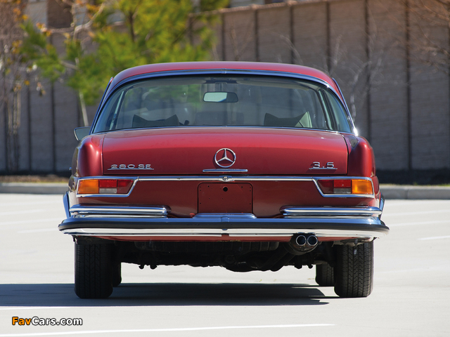 Mercedes-Benz 280 SE 3.5 Coupe (W111) 1969–71 pictures (640 x 480)