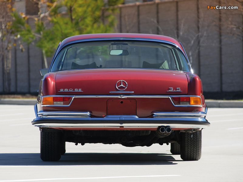 Mercedes-Benz 280 SE 3.5 Coupe (W111) 1969–71 pictures (800 x 600)