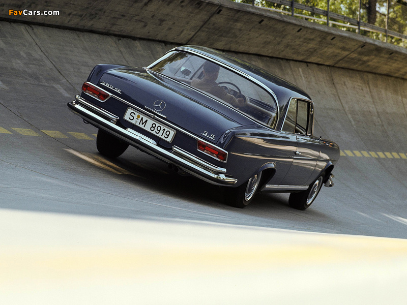 Mercedes-Benz 280 SE 3.5 Coupe (W111) 1969–71 wallpapers (800 x 600)
