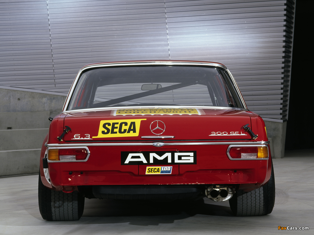AMG 300SEL 6.3 Race Car (W109) 1971 pictures (1024 x 768)