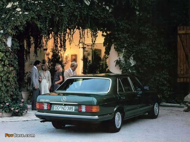 Mercedes-Benz 380 SEL (W126) 1980–85 wallpapers (640 x 480)