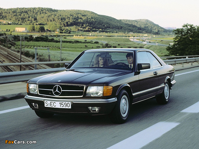 Mercedes-Benz 380 SEC (C126) 1981–85 images (640 x 480)