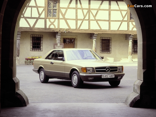 Mercedes-Benz S-Klasse Coupe (C126) 1981–91 images (640 x 480)