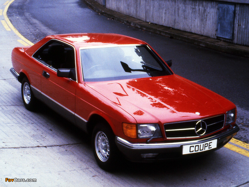 Mercedes-Benz S-Klasse Coupe UK-spec (C126) 1981–91 wallpapers (800 x 600)