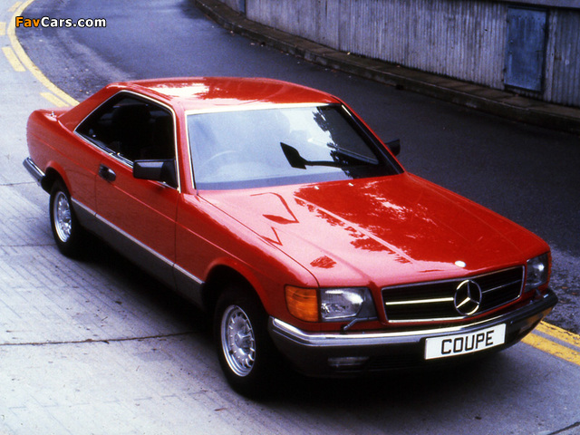 Mercedes-Benz S-Klasse Coupe UK-spec (C126) 1981–91 wallpapers (640 x 480)