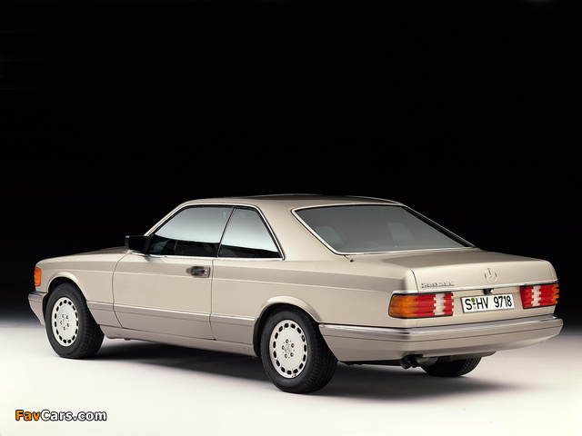 Mercedes-Benz 560 SEC (C126) 1985–91 pictures (640 x 480)