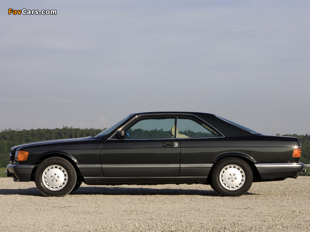 Mercedes-Benz 560 SEC (C126) 1985–91 pictures (640 x 480)