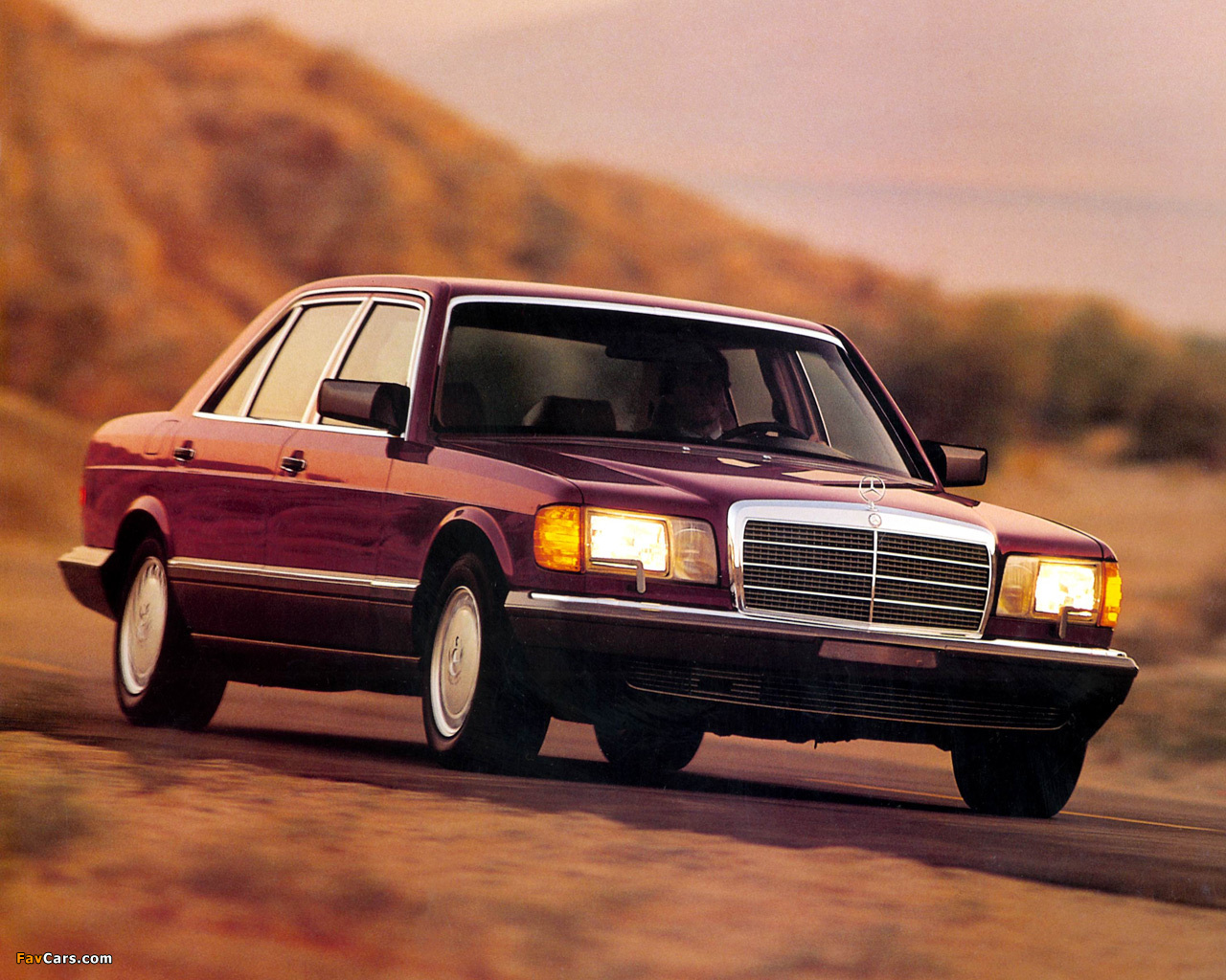 Mercedes-Benz 420 SEL US-spec (W126) 1985–91 wallpapers (1280 x 1024)