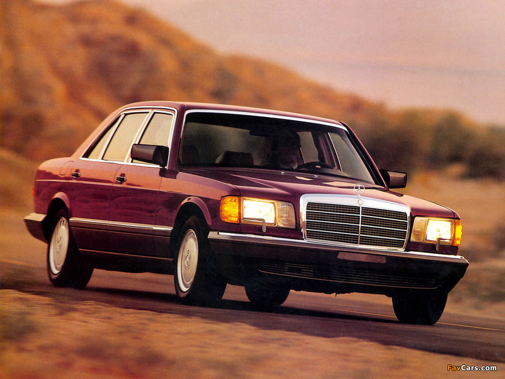 Mercedes-Benz 420 SEL US-spec (W126) 1985–91 wallpapers (1024 x 768)