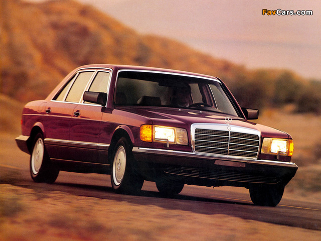 Mercedes-Benz 420 SEL US-spec (W126) 1985–91 wallpapers (640 x 480)