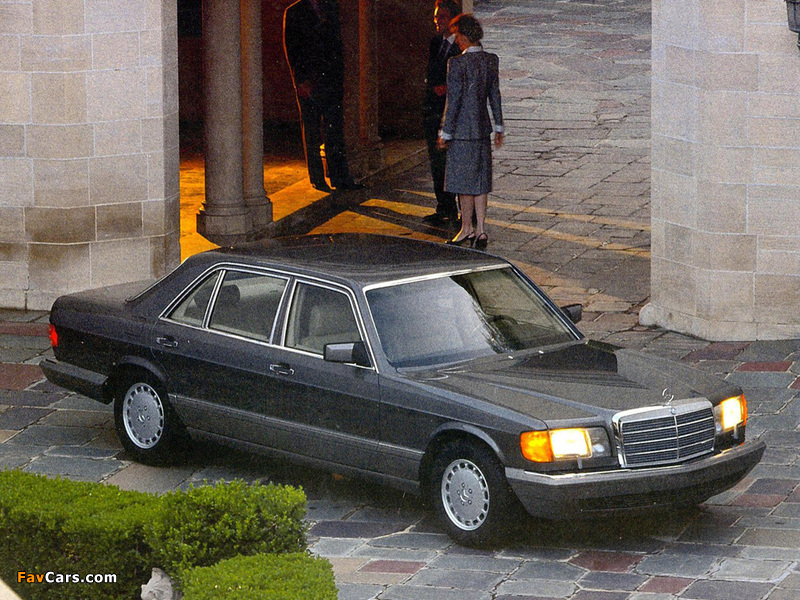 Mercedes-Benz 560 SEL US-spec (W126) 1985–91 wallpapers (800 x 600)