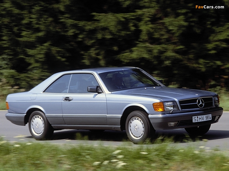 Mercedes-Benz 560 SEC (C126) 1985–91 wallpapers (800 x 600)