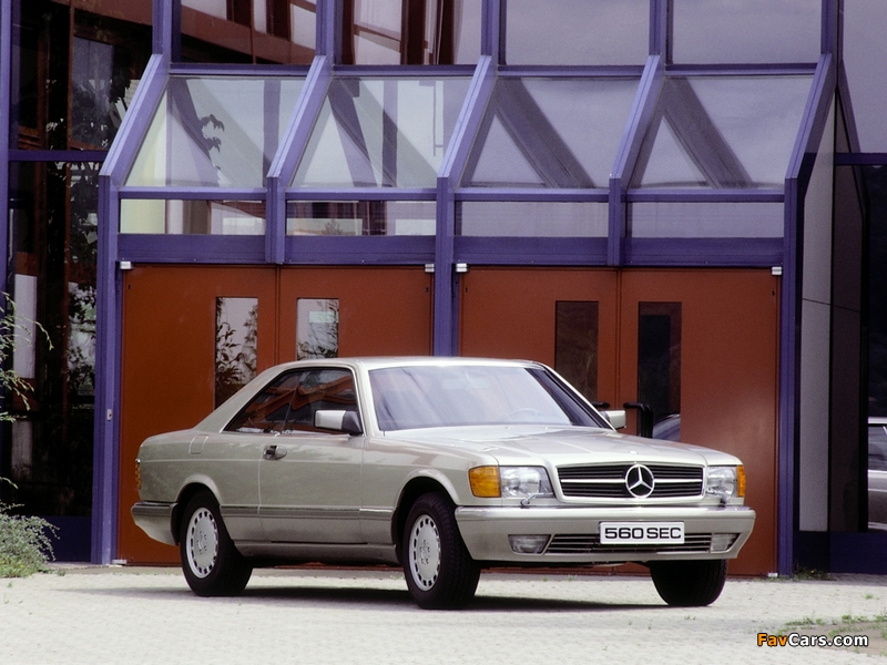 Mercedes-Benz 560 SEC (C126) 1985–91 wallpapers (800 x 600)