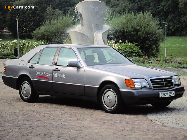 Mercedes-Benz 300 SE Flexible Fuel Vehicle (W140) 1991–93 images (640 x 480)