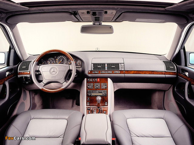 Mercedes-Benz S-Klasse (W140) 1991–98 photos (640 x 480)