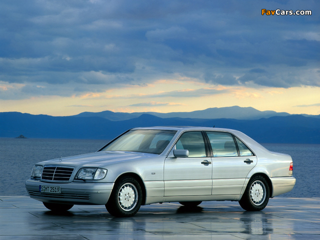 Mercedes-Benz S-Klasse (W140) 1991–98 pictures (640 x 480)