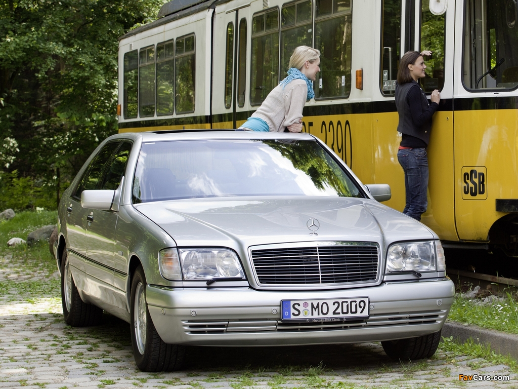 Mercedes-Benz S-Klasse (W140) 1991–98 wallpapers (1024 x 768)