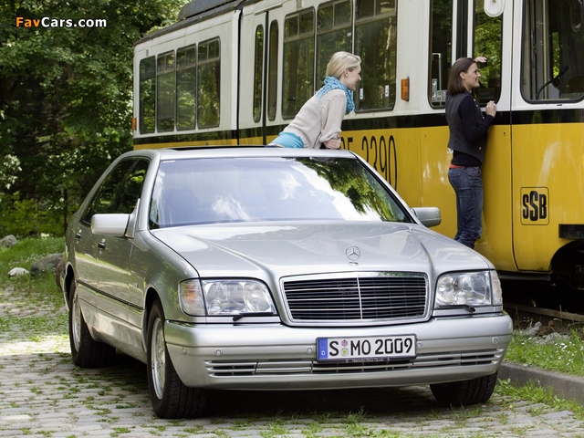 Mercedes-Benz S-Klasse (W140) 1991–98 wallpapers (640 x 480)