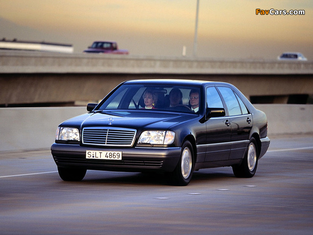 Mercedes-Benz S 600 (W140) 1993–98 pictures (640 x 480)