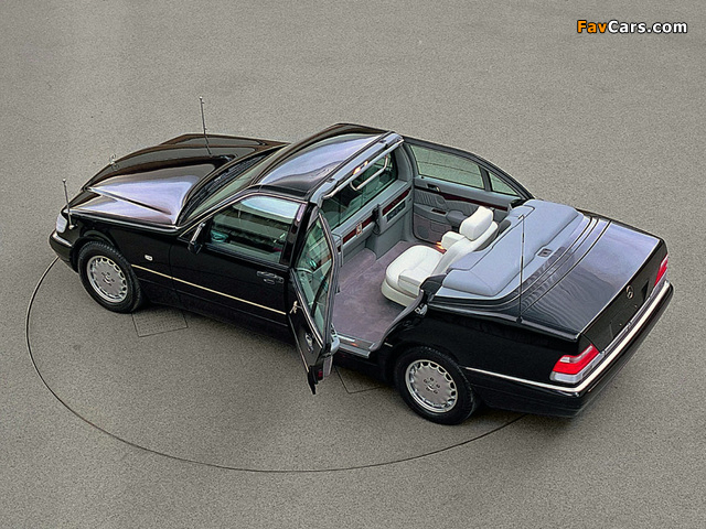 Mercedes-Benz S 500 Landaulet Popemobile (W140) 1997 images (640 x 480)