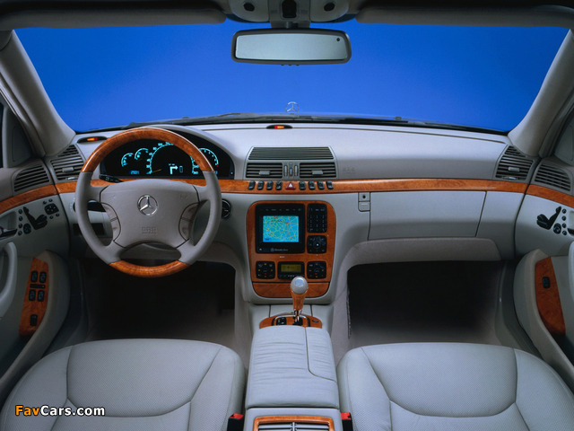 Mercedes-Benz S 500 L (W220) 1998–2002 images (640 x 480)