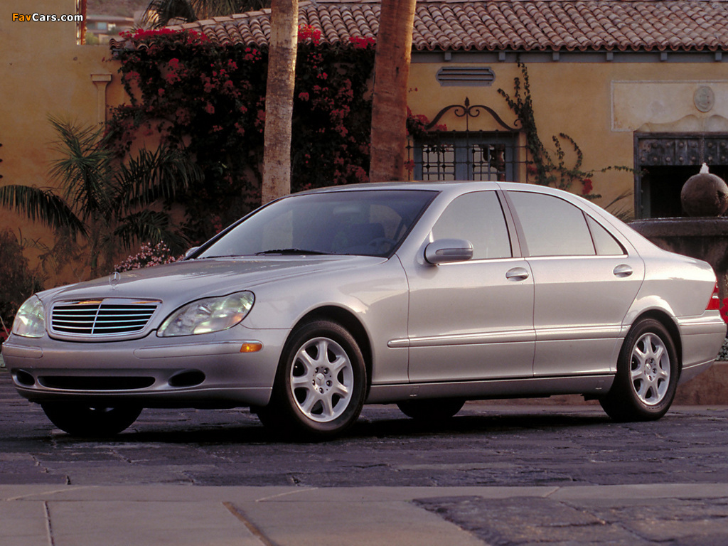 Mercedes-Benz S 500 L US-spec (W220) 1998–2002 images (1024 x 768)