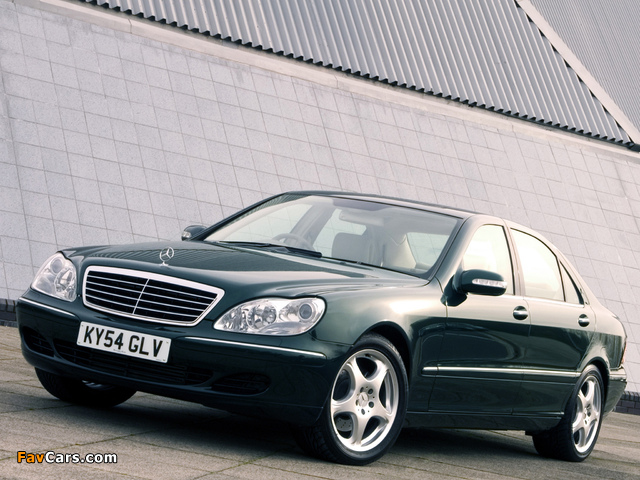 Mercedes-Benz S-Klasse UK-spec (W220) 1998–2002 images (640 x 480)