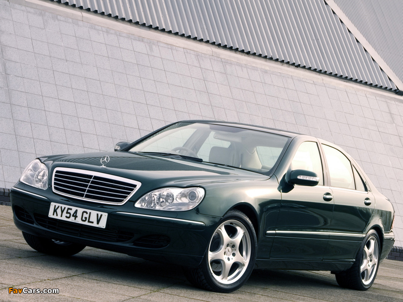 Mercedes-Benz S-Klasse UK-spec (W220) 1998–2002 images (800 x 600)