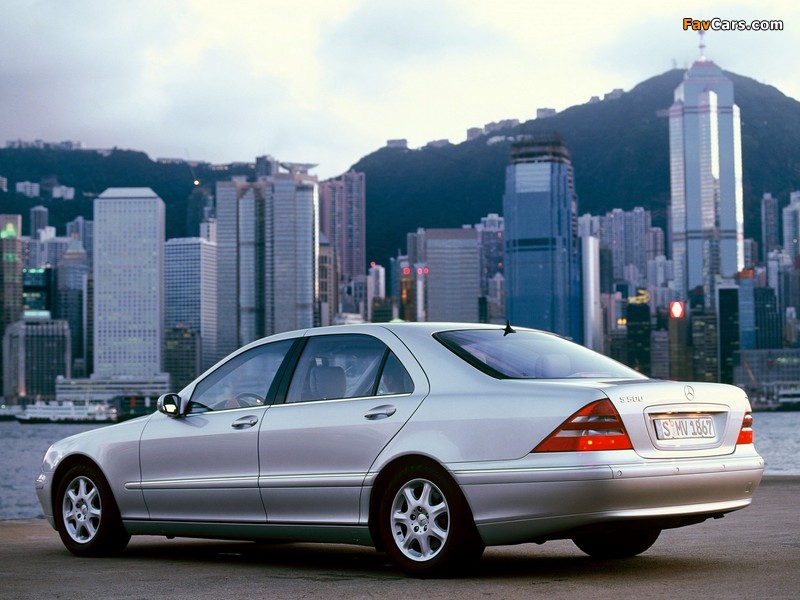 Mercedes-Benz S 500 L (W220) 1998–2002 photos (800 x 600)