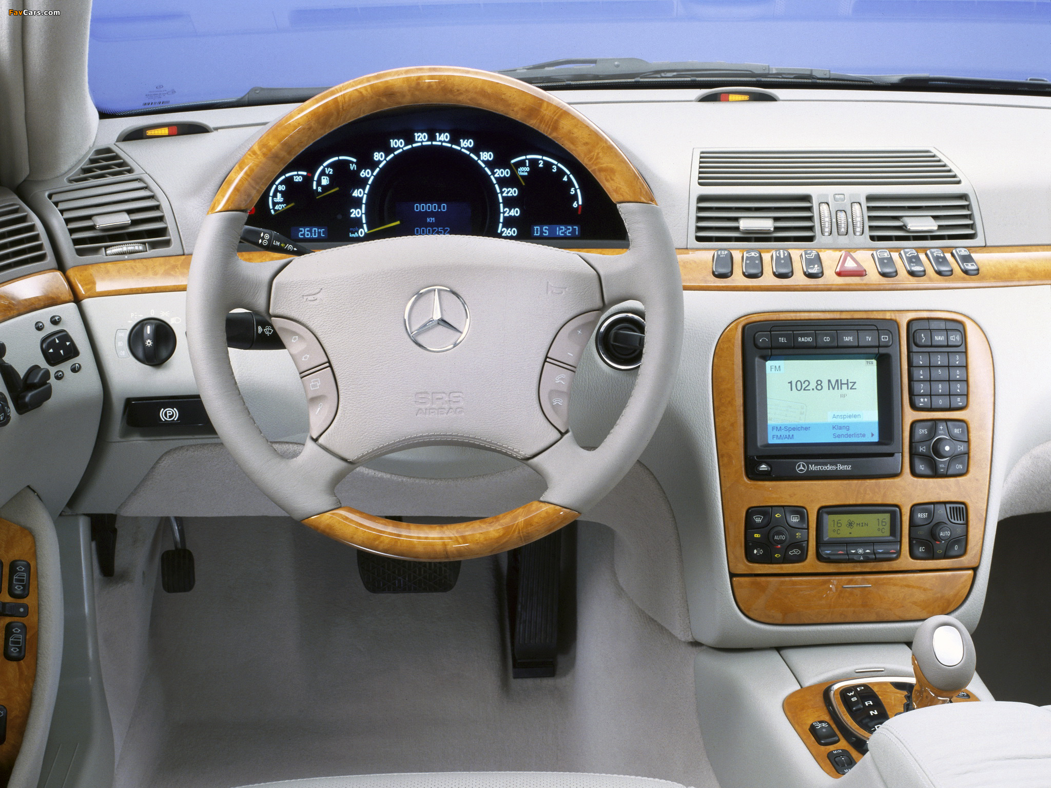 Mercedes-Benz S 500 (W220) 1998–2002 pictures (2048 x 1536)