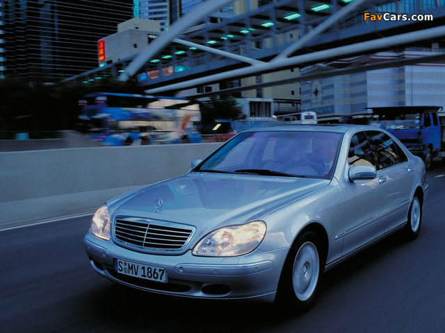 Mercedes-Benz S 500 L (W220) 1998–2002 pictures (640 x 480)