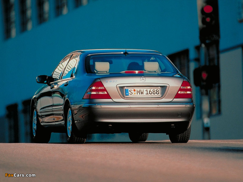 Mercedes-Benz S 430 L (W220) 1998–2002 wallpapers (800 x 600)