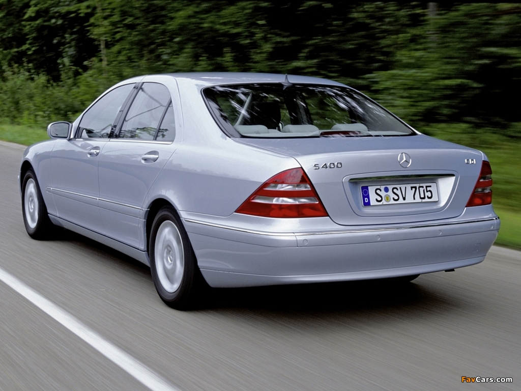 Mercedes-Benz S 400 CDI (W220) 1999–2002 images (1024 x 768)
