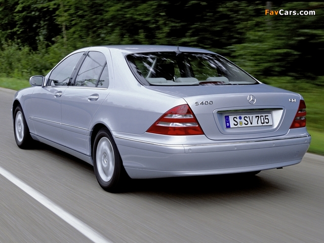 Mercedes-Benz S 400 CDI (W220) 1999–2002 images (640 x 480)