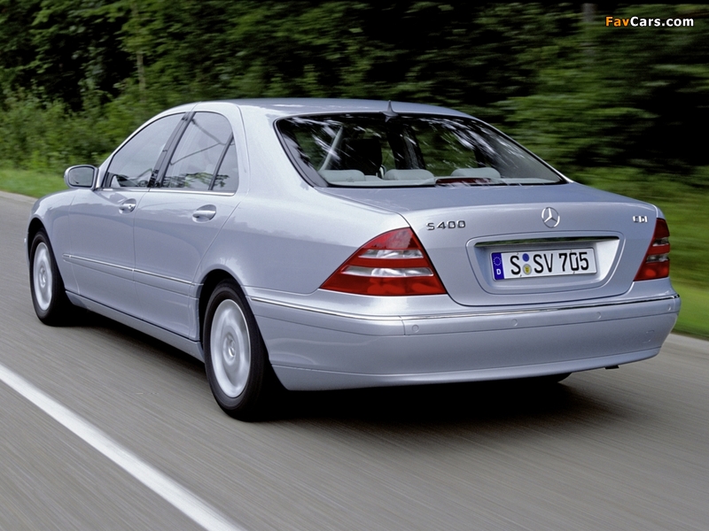 Mercedes-Benz S 400 CDI (W220) 1999–2002 images (800 x 600)