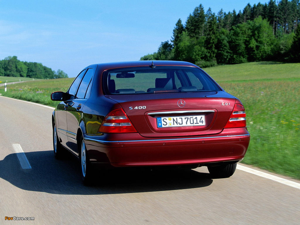 Mercedes-Benz S 400 CDI (W220) 1999–2002 photos (1024 x 768)