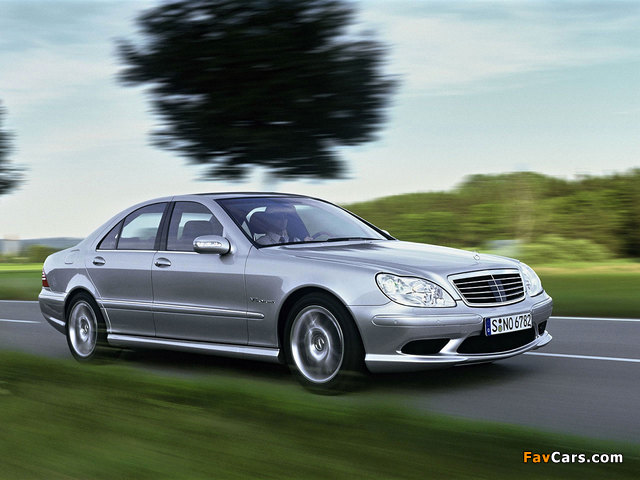 Mercedes-Benz S 55 AMG (W220) 2002–05 images (640 x 480)
