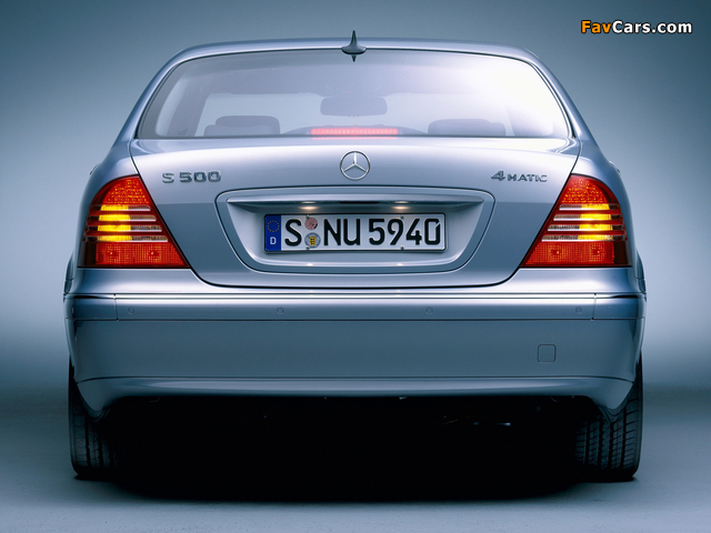 Mercedes-Benz S 500 4MATIC (W220) 2002–06 photos (640 x 480)