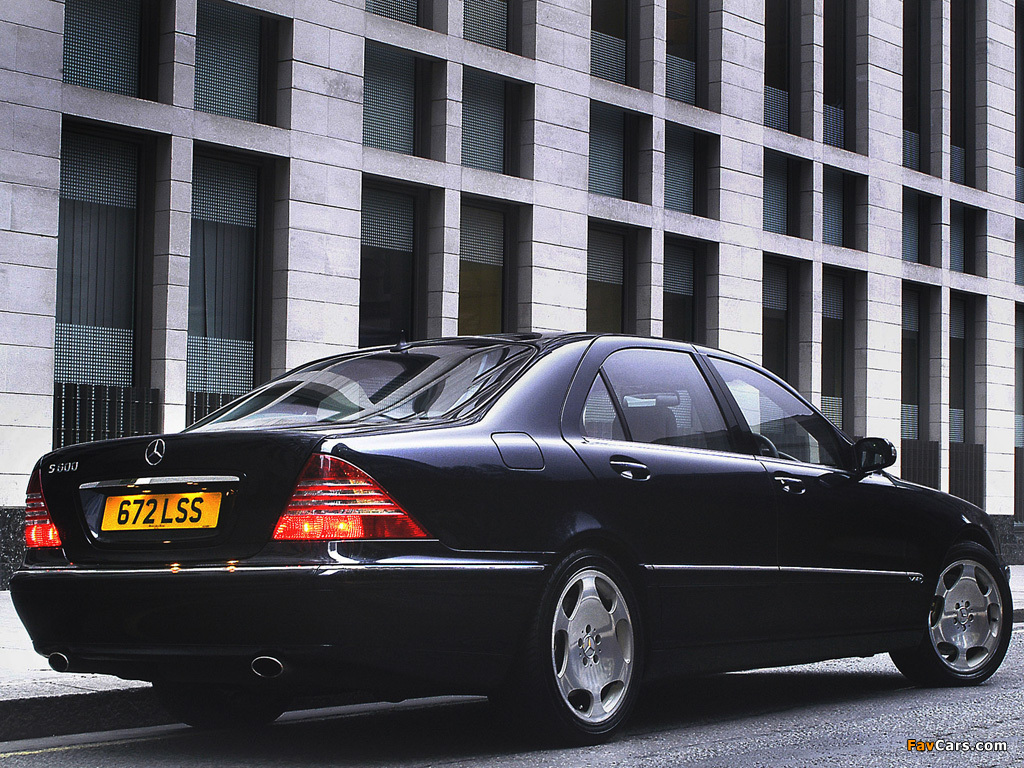 Mercedes-Benz S 600 UK-spec (W220) 2002–05 photos (1024 x 768)