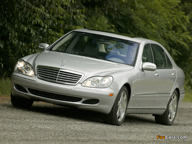 Mercedes-Benz S 600 US-spec (W220) 2002–05 pictures (640 x 480)